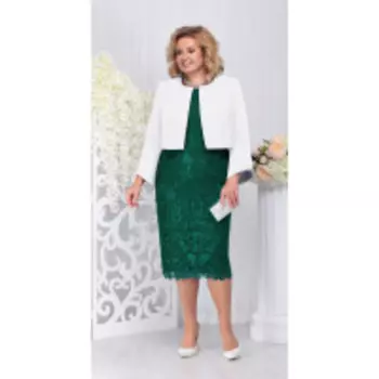 Костюм Ninele-5744/2 В цвете: Белый, Зеленый; Размеры: 56,58,60,52,54