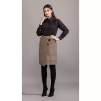 Костюм Olegran-1009 В цвете: Черный, Коричневый, Разноцветный; Размеры: 50,52,54