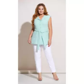 Костюм Olga Style-C671 В цвете: Белый, Зеленый; Размеры: 48