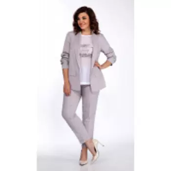 Костюм Olga Style-С614/8 В цвете: Серый; Размеры: 48,54