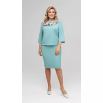 Костюм Pretty-1193/3 В цвете: Голубой, Зеленый; Размеры: 56,58,60,62,64,66