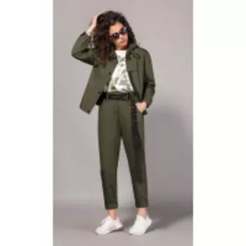 Костюм Сч@стье-7090-6Б В цвете: Зеленый; Размеры: 56,58,60,62