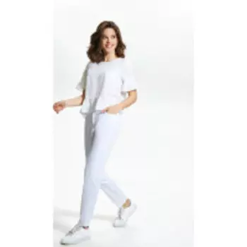 Костюм TEZA-1348 В цвете: Белый; Размеры: 50,52,46,48,44,42