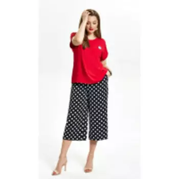 Костюм TEZA-1513 В цвете: Красный; Размеры: 56,58,60,62,64,50,52,48,54