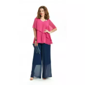 Костюм TEZA-1553 В цвете: Розовый; Размеры: 56,58,60,62,64,66,50,52,54