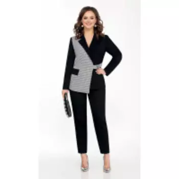 Костюм TEZA-2057 В цвете: Черный; Размеры: 56,58,60,50,52,46,48,54,44