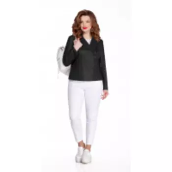 Костюм TEZA-646/2 В цвете: Белый, Черный; Размеры: 56,58,60,62,64,50,52,48,54