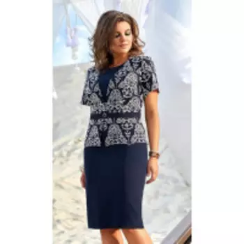 Костюм Vittoria Queen-12653 В цвете: Синий; Размеры: 56,58,50,52,48,54