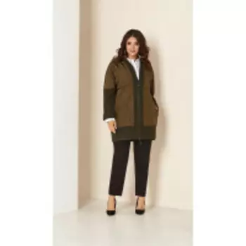 Куртка Andrea Style-00275 В цвете: Коричневый; Размеры: 50,52,54