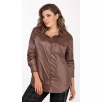 Куртка Anna Majewska-1399 В цвете: Коричневый; Размеры: 50,52,46,48