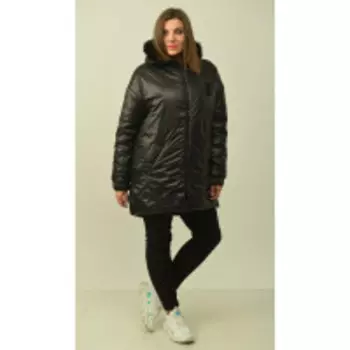 Куртка Диамант-1587 В цвете: Черный; Размеры: 56,58,60,62,52,54