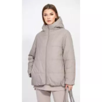 Куртка EOLA-1985 В цвете: Бежевый; Размеры: 50,52,46