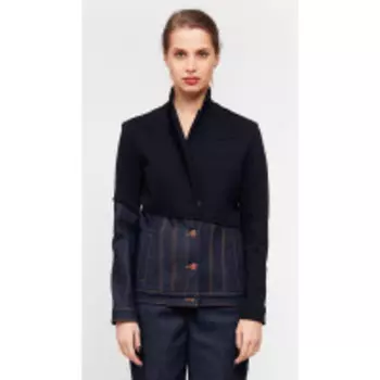 Куртка Favorini-31484 В цвете: Синий, Черный; Размеры: 46,44,42