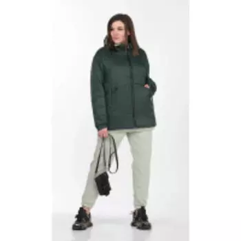 Куртка Lady Secret-6306 В цвете: Зеленый; Размеры: 56,58,54