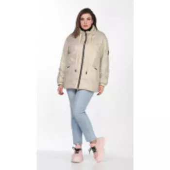 Куртка Lady Secret-6311/1 В цвете: Бежевый; Размеры: 56,58,54