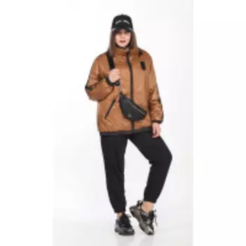 Куртка Lady Secret-6313/1 В цвете: Бежевый; Размеры: 56,58,60