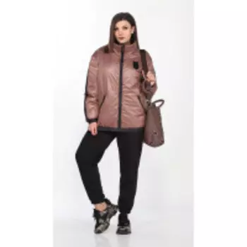 Куртка Lady Secret-6313/2 В цвете: Коричневый; Размеры: 56,58,60