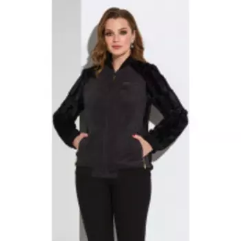 Куртка Lissana-4139 В цвете: Черный; Размеры: 46,48