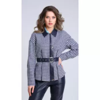 Куртка Sandyna-13942/1 В цвете: Синий; Размеры: 50,52,46,48,54,44