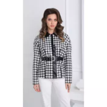 Куртка Sandyna-13942 В цвете: Белый, Черный; Размеры: 50,52,46,48,54,44