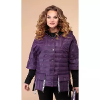 Куртка Svetlana Style-1483 В цвете: Фиолетовый; Размеры: 56,52,54