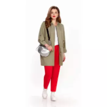 Куртка TEZA-1239 В цвете: Зеленый; Размеры: 56,58,60,62,64,50,52,48,54