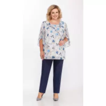 La Kona-1227 В цвете: Синий, Белый; Размеры: 60,62,64