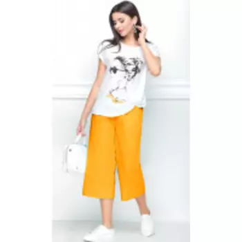 LeNata-21193/2 В цвете: Белый, Оранжевый; Размеры: 50,52,54,44