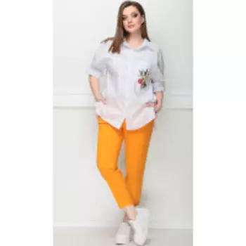 LeNata-21194/2 В цвете: Белый, Оранжевый; Размеры: 56,58,60,50,52,46,48,54,44