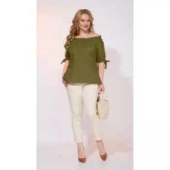 Лилиана-965-950/1 В цвете: Бежевый, Зеленый; Размеры: 56,50,52,54