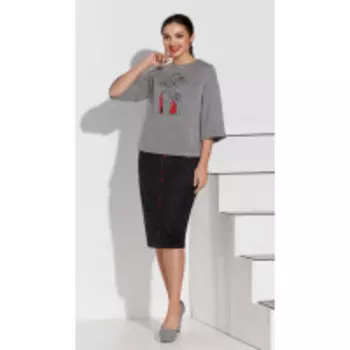 Lissana-4243 В цвете: Черный, Серый; Размеры: 52