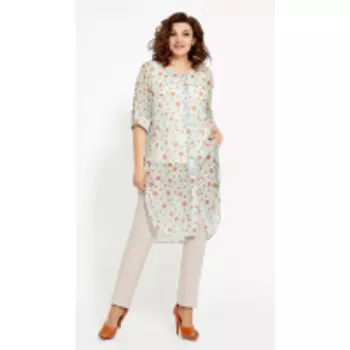 Мублиз-107/2 В цвете: Бежевый, Зеленый; Размеры: 56,58,60,62,64,54