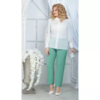 Ninele-5827/6 В цвете: Белый, Зеленый; Размеры: 56,58,60,62,50,52,48,54