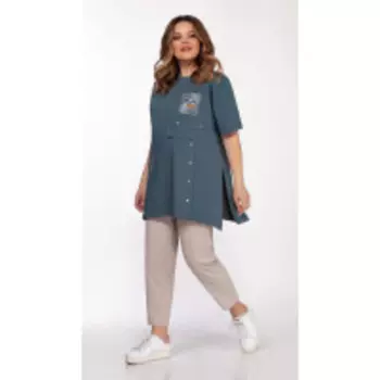 Olegran-3738 В цвете: Бежевый, Голубой; Размеры: 58