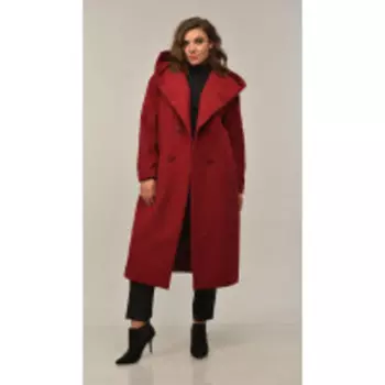 Пальто Диамант-1544/3 В цвете: Красный; Размеры: 52