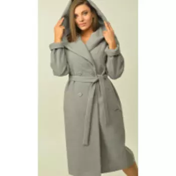 Пальто Диамант-1544 В цвете: Серый; Размеры: 50,52,46,48,54