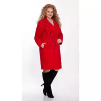 Пальто La Kona-1340 В цвете: Красный; Размеры: 56,58,54