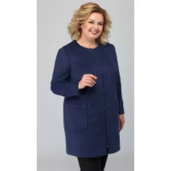 Пальто Novella Sharm-3577 В цвете: Синий; Размеры: 60,62