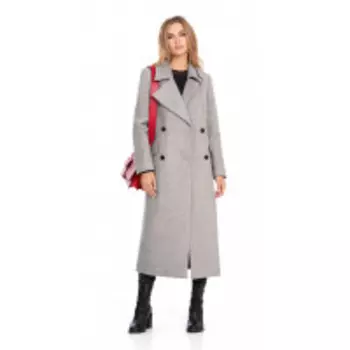 Пальто PiRS-801/5 В цвете: Серый; Размеры: 50,52,46,48,44,42