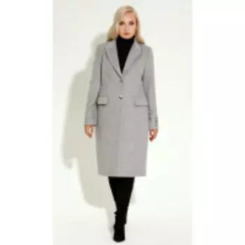 Пальто Prio-6970Z В цвете: Серый; Размеры: 50,52,46,48,54