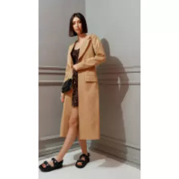 Плащ Beauty-5210 В цвете: Бежевый; Размеры: 46,44,42