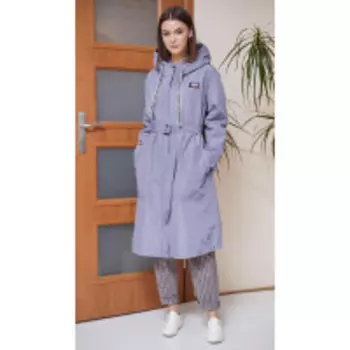 Плащ Fantazia Mod-3865/1 В цвете: Голубой, Фиолетовый; Размеры: 46,54