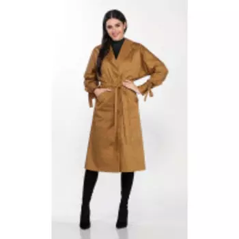 Плащ La Kona-1326 В цвете: Коричневый; Размеры: 46,48,44