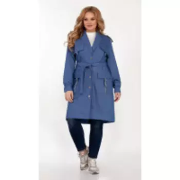 Плащ La Kona-1365 В цвете: Синий; Размеры: 52,54