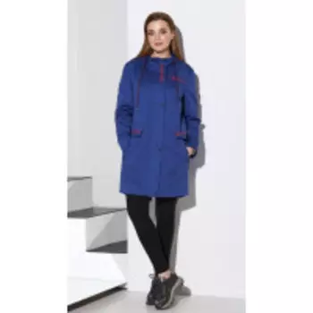 Плащ Lissana-4125 В цвете: Синий; Размеры: 50,52,54