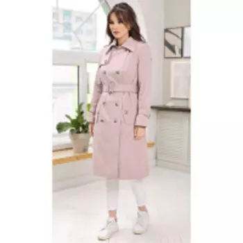 Плащ Мода-Юрс-2661/2 В цвете: Розовый; Размеры: 52,46,48