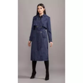 Плащ Olegran-1005 В цвете: Синий; Размеры: 50,46,48,44