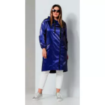 Плащ Olegran-Д-633 В цвете: Синий; Размеры: 50,52,46,48