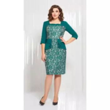 Платье AGATTI-3260-2 В цвете: Зеленый; Размеры: 50,52,54