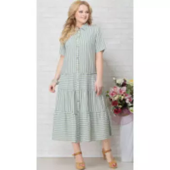 Платье Aira Style-803 В цвете: Зеленый; Размеры: 56,58,54